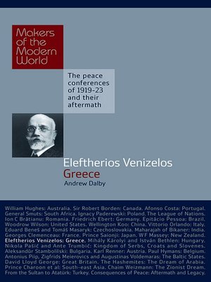 cover image of Eleftherios Venizelos